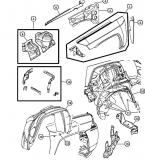 Carenaj aripa fata Jeep Compass/Patriot