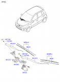 Mecanism stergatoare fata Hyundai i10