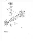 Set segmenti piston STD motor 1,3 DDiS Suzuki