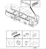 Calorifer interior incalzire autocar Volvo 9700 (poz.1)