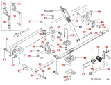 Arc lamelar punte fata Nissan Cabstar E 4,5t (1 foaie)