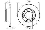 Disc frana punte fata Land Rover Defender