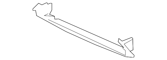 Deflector aer(posterior grila inf.bara fata,poz.62078) Mitsubishi Outlander II 