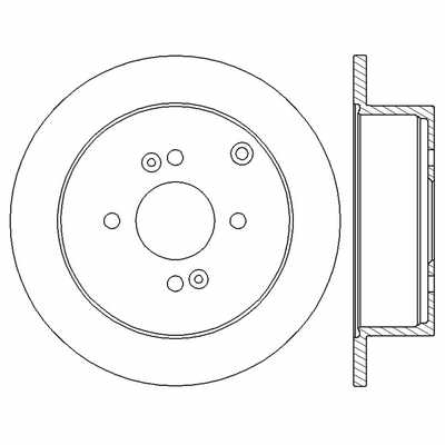 Disc frana punte spate Hyundai Getz