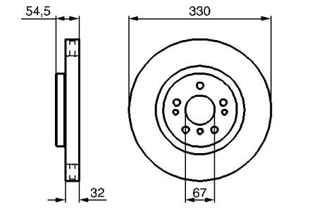 Disc frana fata ML