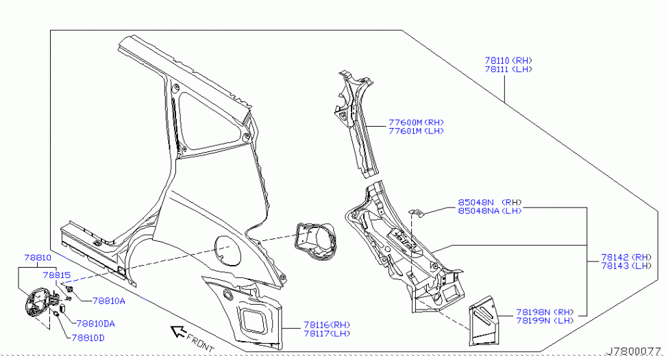 Aripa spate Nissan Murano