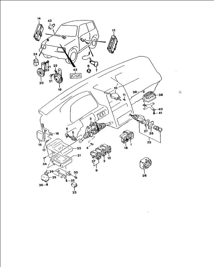 Comutator lumini si stergatoare Suzuki Vitara