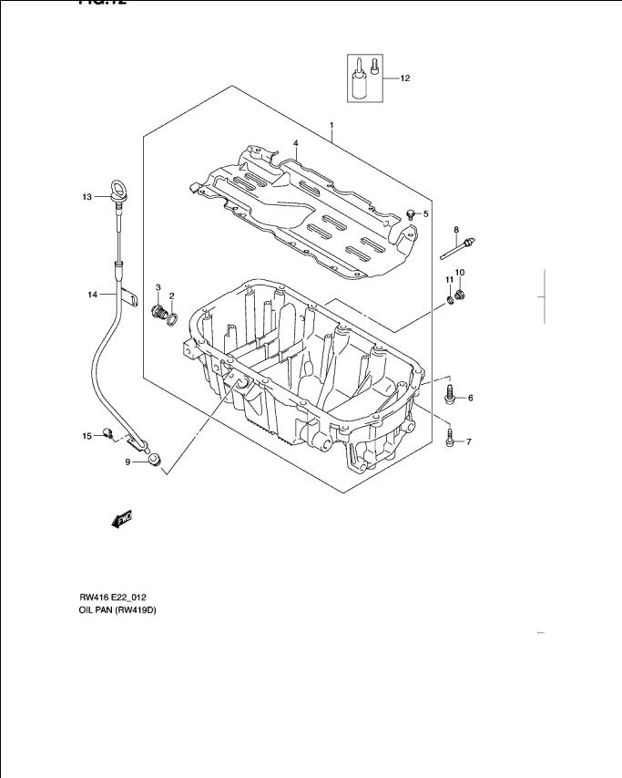 Baie ulei motor 1,9 DDiS Suzuki
