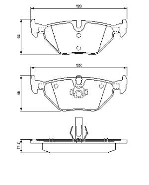 Placute spate 325 td