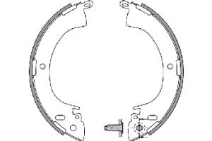 Set saboti frana punte spate Mitsubishi Pajero II