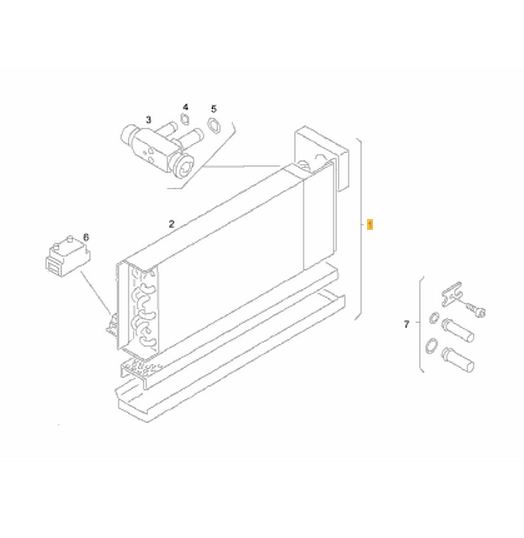 Evaporator clima autobuz Man A20 City Lion 