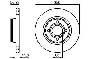 Disc frana fata 
