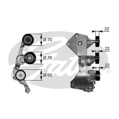 Set reparatie brat tensionare (3 role) - 259.00 ron