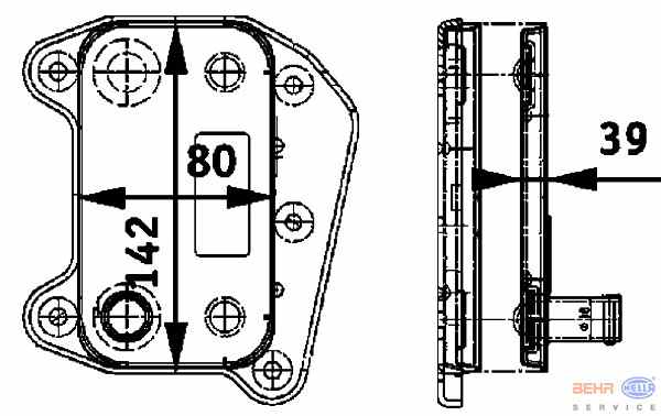 Radiator racire ulei C-Class     
