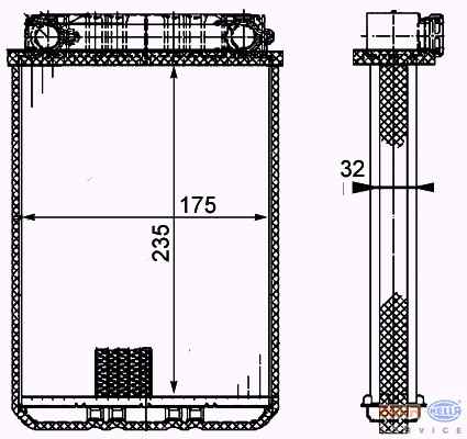 Radiator incalzire interior C-Class