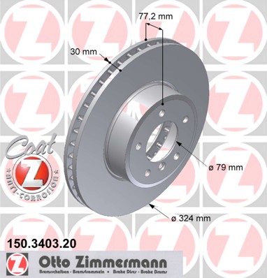 Disc frana fata E 60 xd