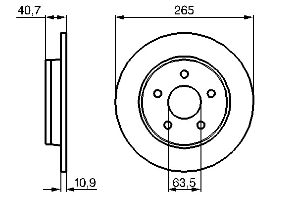 Disc frana spate C-Max