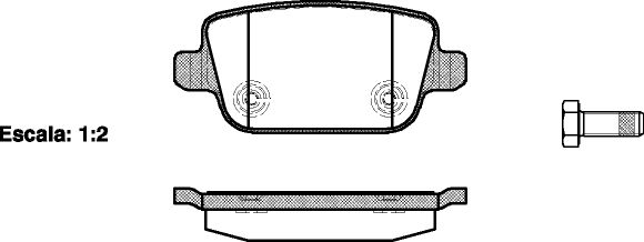 Placute frana spate S-Max
