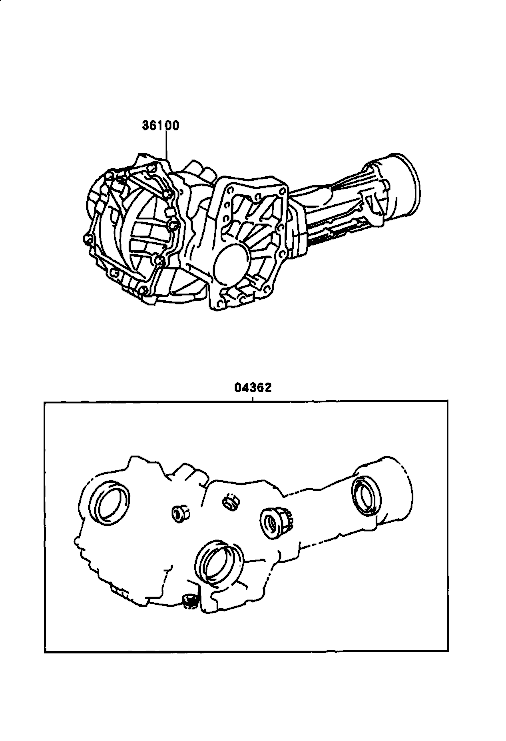 Kit garnituri diferential fata Toyota Rav 4 II