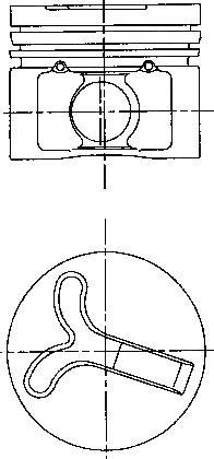 Piston STD 2.7 TD Nissan (cu segmenti si bolt)