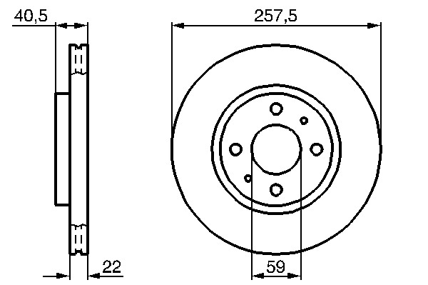 Disc frana fata Suzuki Samurai