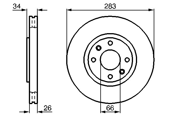 Disc frana fata C5