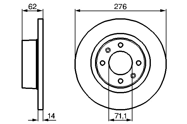 Disc frana spate C5