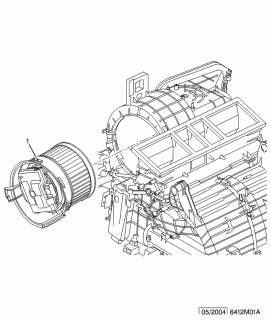 Motor aeroterma  bord Citroen C 5