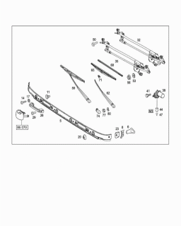 Maner sub parbriz Axor (poz.26)