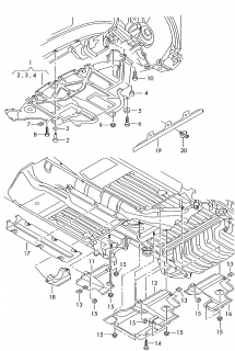 Scut motor Audi A2 (diesel)