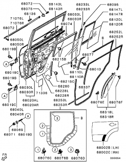 Fata usa spate Mitsubishi Pajero IV (poz.68030)