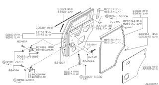 Fata usa din spate Nissan Patrol II (poz.812152)