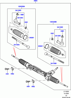 Caseta directie completa Land Rover Discovery III