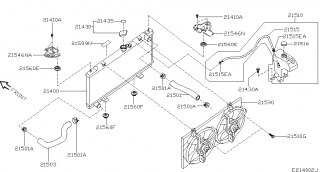 Ventilatoare cu carcasa racire radiator apa Nissan Almera II