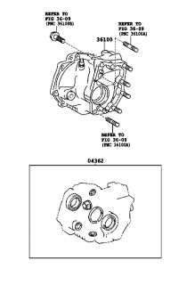 Set simeringuri cutia transfer fata Toyota Rav 4 III