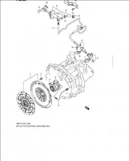Cilindru ambreiaj (amortizor ulei) Suzuki SX4 (poz.17)