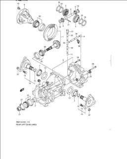 Flansa planetara grup punte spate Suzuki SX4 (poz.13)