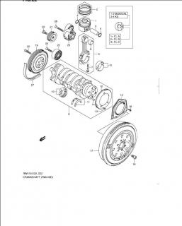 Piston STD motor 1,9 DDiS Suzuki
