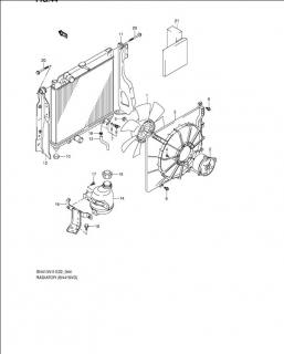Radiator racire Suzuki Jimny motor 1,5 DDiS