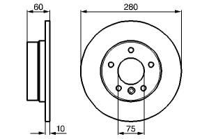 Disc frana spate 325 td