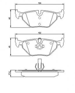 Placute spate 325 td