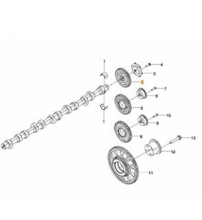 Pinion distributie superior (poz.2) motor 10500 cmc Man D2066