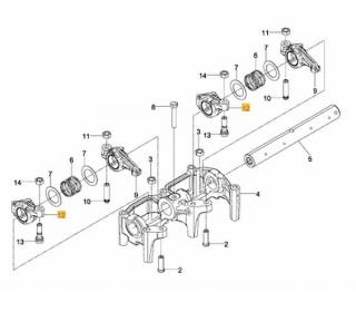 Ax culbutori motor Man 6871 cmc D0836 (poz.5)