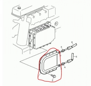 Radiator incalzire motorina motor Volvo 5.5TD