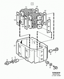 Rezistenta preincalzitor motor Volvo FL6 (poz.11)