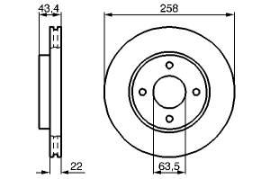 Disc frana fata 