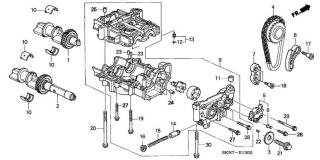 Kit lant pompa ulei motor 2,2 CTDi Honda (vezi schita)