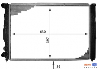 Radiator racire 1.9 TDI