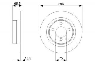 Disc frana spate 