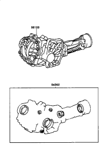 Kit garnituri diferential fata Toyota Rav 4 II